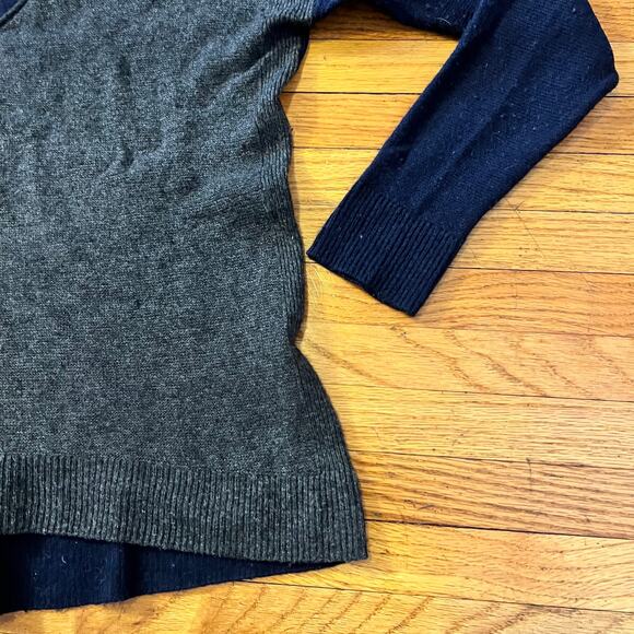 Madewell Sweater Womens Small Kimball Color Block Wool Alpaca Blend K5759 - Picture 2 of 8